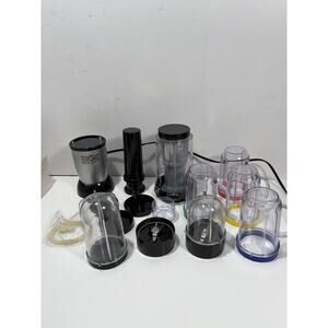 Magic Bullet Blender MB1001 20+ Piece Set: Base Jars Cups + Accessories Mint Con